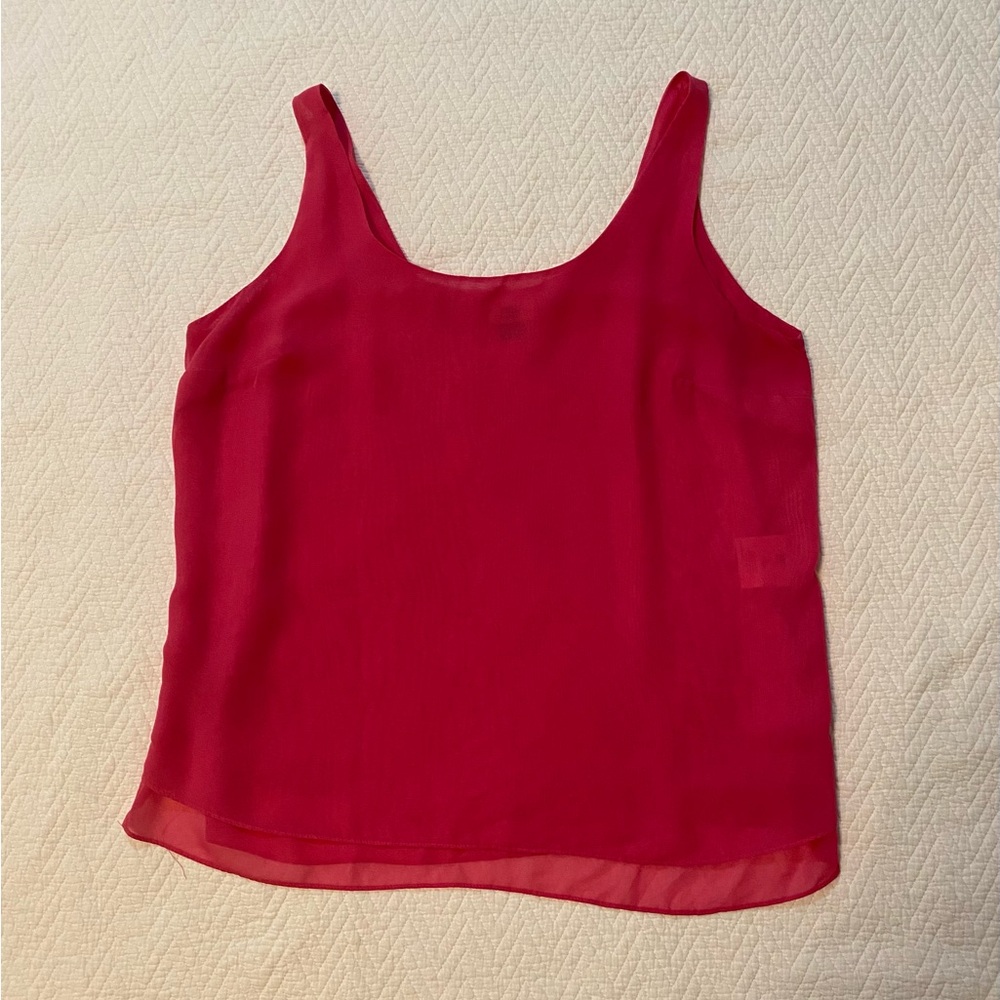Women's Pink Sleeveless Top
